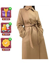 Bcollag Belted Double Coat Camel - MAX MARA - BALAAN 3