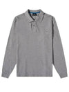 Zebra Patch Long Sleeve Polo Shirt Grey - PAUL SMITH - BALAAN 2