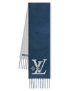 LV Smash Scarf Muffler Blue M79129 - LOUIS VUITTON - BALAAN 1