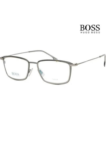 Hugo Boss titanium glasses frame BOSS1197 R81 lightweight square metal - HUGO BOSS - BALAAN 1