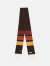 Alpaca Wool Blend Muffler Brown - MARNI - BALAAN 4