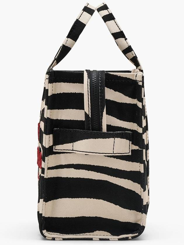 Zebra Canvas The Medium Tote Black White - MARC JACOBS - BALAAN 3