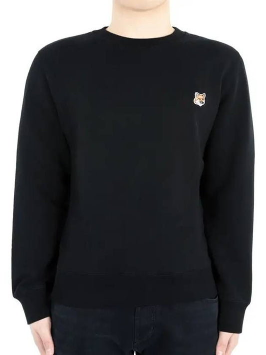 Fox Head Patch Regular Sweatshirt Black - MAISON KITSUNE - BALAAN 2