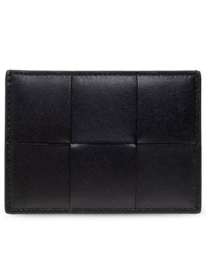 Intrecciato Cassette Card Wallet Black - BOTTEGA VENETA - BALAAN 2