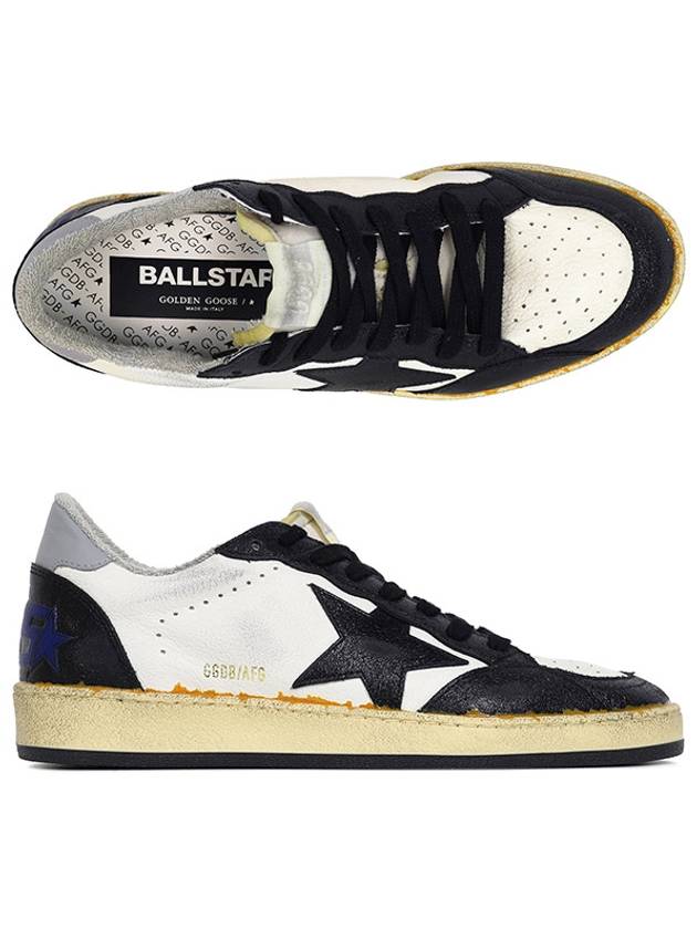 Ballstar Low Top Sneakers White Black - GOLDEN GOOSE - BALAAN 2