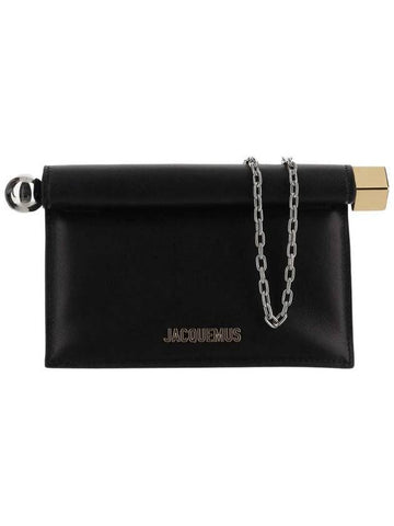 Le Petit Carr? Cross Bag Black - JACQUEMUS - BALAAN 1