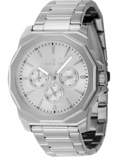 Invicta Speedway Date-Day Quartz Silver Dial Men's Watch 46843 - INVICTA - BALAAN 1