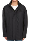 Nylon Salford Down Zip-Up Jacket Black - BURBERRY - BALAAN 5