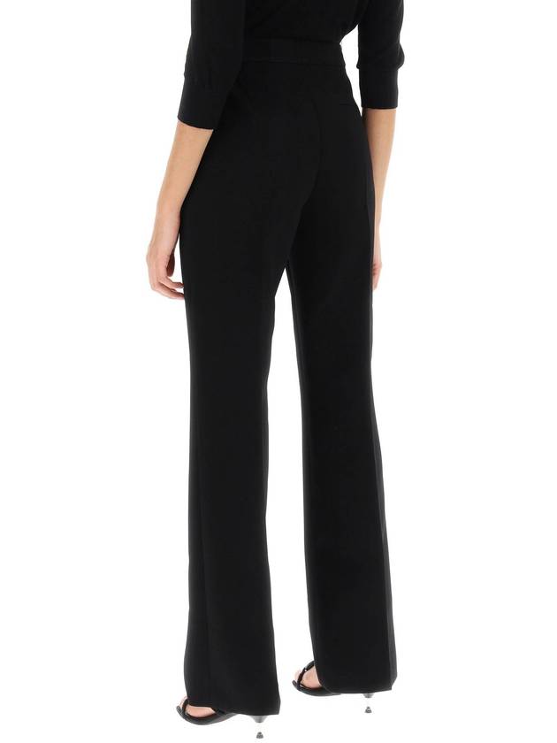 straight leg pants in crepe cady - TORY BURCH - BALAAN 3