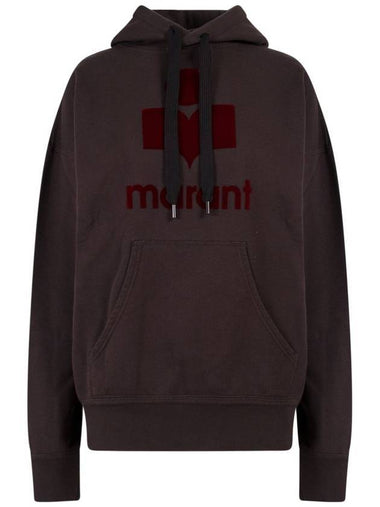 Mansel Big Logo Hoodie Faded Black - ISABEL MARANT - BALAAN 1