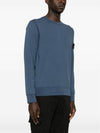 Wappen Patch Garment Dyed Sweatshirt Avio Blue - STONE ISLAND - BALAAN 6