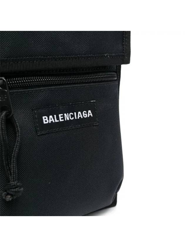 Explorer Small Strap Nylon Cross Bag Black - BALENCIAGA - BALAAN 5