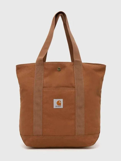 Canvas Tote Bag Brown - CARHARTT WIP - BALAAN 2