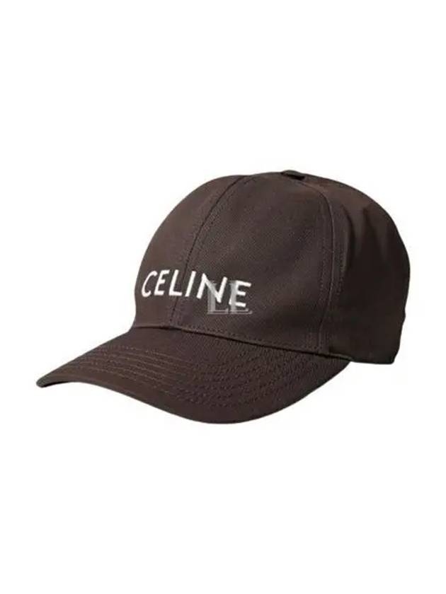 Logo Ball Cap Brown - CELINE - BALAAN 2