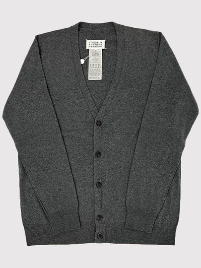 Cashmere Back Stitch Cardigan Grey - MAISON MARGIELA - BALAAN 2