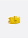 Lady 5-Gusset Patent Cannage Calfskin Card Wallet Yellow - DIOR - BALAAN 3