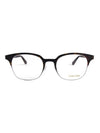 Havana acetate gold-rimmed glasses - TOM FORD - BALAAN.