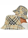 EKD Appliquéd Check Bucket Hat Beige - BURBERRY - BALAAN 2