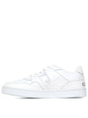 Men's Lace Up Calfskin Low-Top Sneakers Optic White - CELINE - BALAAN 3