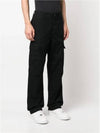 24SS WIP I032467 89 02 Logo Regular Cargo Pants Black - CARHARTT - BALAAN 4