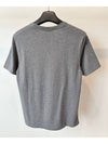 Fox Head Patch Classic Short Sleeve T-Shirt Grey Melange - MAISON KITSUNE - BALAAN 4