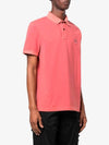 Men's Logo Patch Short Sleeve Polo Shirt Cyclamen - STONE ISLAND - BALAAN 4