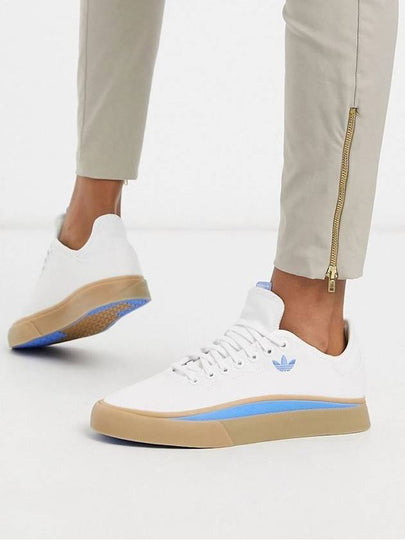 Sabalo Low Top Sneakers White Blue - ADIDAS - BALAAN 2