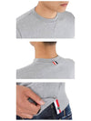 4 Bar Loopback Jersey Sweatshirt Light Grey - THOM BROWNE - BALAAN 6