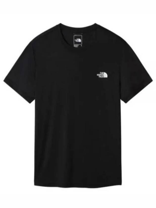 Men's Reaxion Ampere Crew Neck Short Sleeve T-Shirt Black - THE NORTH FACE - BALAAN 2