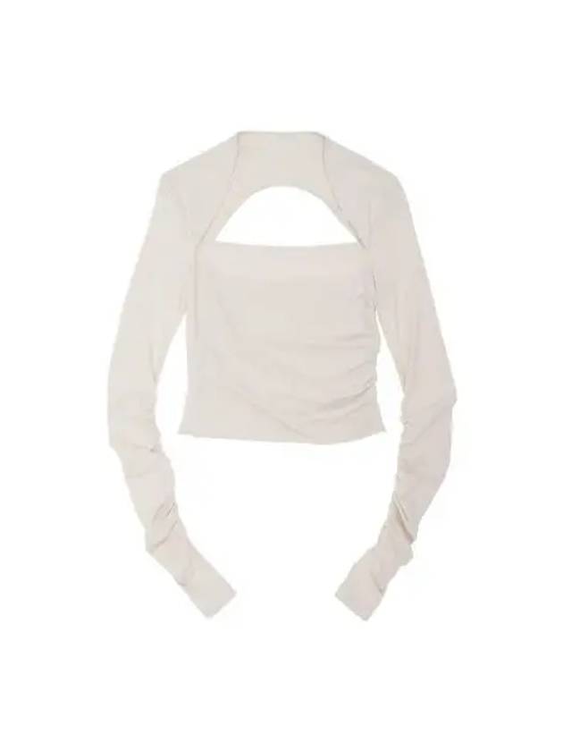 Squareneck Long Sleeve T-Shirt White - HELMUT LANG - BALAAN 2