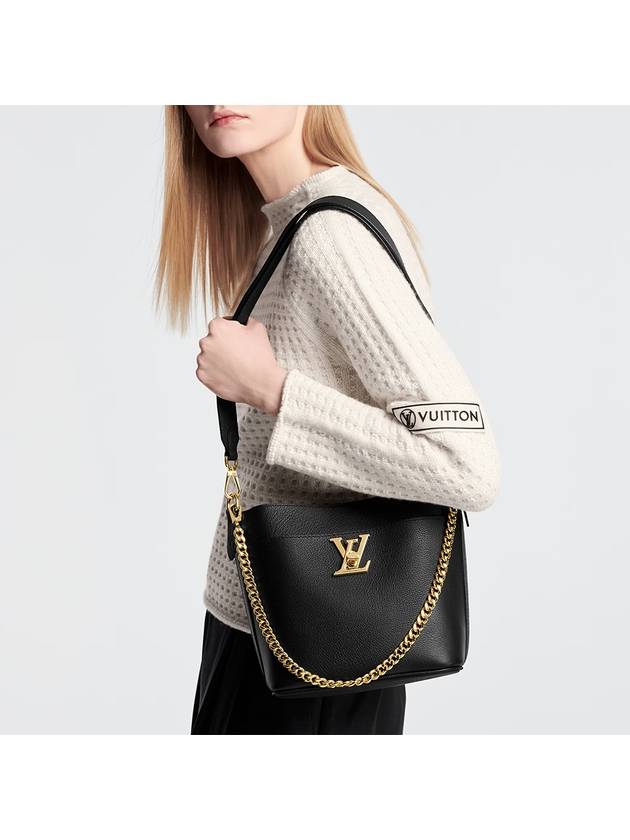 Lock And Walk Shoulder Bag Black - LOUIS VUITTON - BALAAN 7