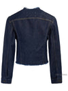 collarless denim jacket navy - MAISON MARGIELA - BALAAN 4