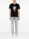 Astronaut Print Short Sleeve T-Shirt Black - PAUL SMITH - BALAAN 4