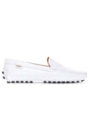 Gommino Driving Shoes White - TOD'S - BALAAN 1