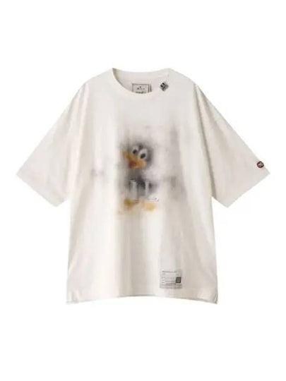 Duck Print Short Sleeve T-Shirt White - MIHARA YASUHIRO - BALAAN 2