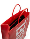 DSL Large Logo Tote Shopper Bag Red X09020 - DIESEL - BALAAN 4