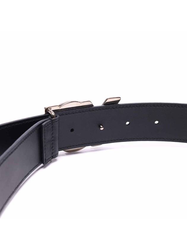 Men's YSL logo belt 274611_AEK0N_1000 - SAINT LAURENT - BALAAN 6