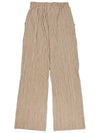 Wide Banding Pleated Pants Beige - FOREEDCLUB - BALAAN 3