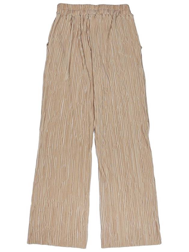 Wide Banding Pleated Pants Beige - FOREEDCLUB - BALAAN 3