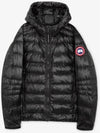 Crofton Hooded Down Padding Jacket Black - CANADA GOOSE - BALAAN 3