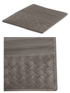 Intrecciato Card Wallet Light Grey - BOTTEGA VENETA - BALAAN 4