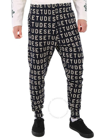 Etudes Men's Tempra Stencil Logo All-Over Pants, Size X-Small - ETUDES - BALAAN 1