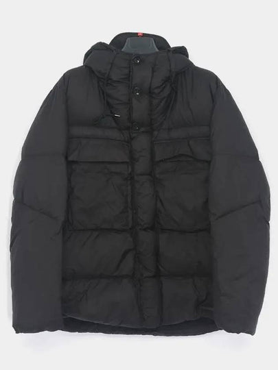 Eagle Garment Dyed Nylon Hooded Padded Black - TEN C - BALAAN 2