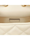 Women's Deco Mini Quilted Leather Shoulder Bag White - GUCCI - BALAAN 10