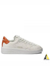 Pure Star Orange Tab Low Top Sneakers White - GOLDEN GOOSE - BALAAN 2