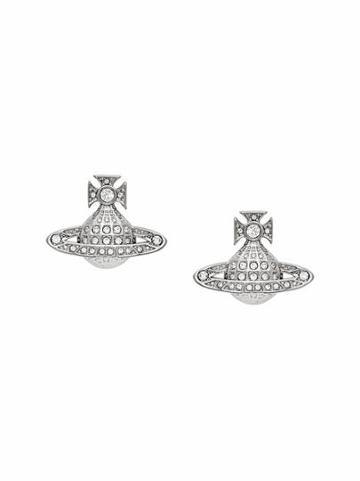 Mini Bas Relief Earrings Silver - VIVIENNE WESTWOOD - BALAAN 2