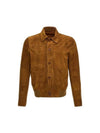 Men's Suede Jacket Brown - SALVATORE SANTORO - BALAAN 2