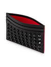 Chios Spike Card Wallet Black - CHRISTIAN LOUBOUTIN - BALAAN 5