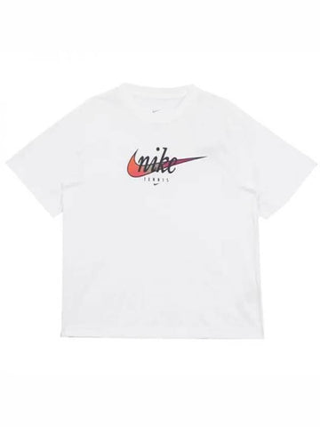 Women s Short Sleeve T Shirt W Slam Dry Fit Tennis FZ3503 100 Domestic Product GQN124082223762 - NIKE - BALAAN 1