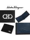 Gancini Half Wallet Black - SALVATORE FERRAGAMO - BALAAN 4